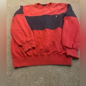 Vintage, two-toned, Polo crew neck. Large